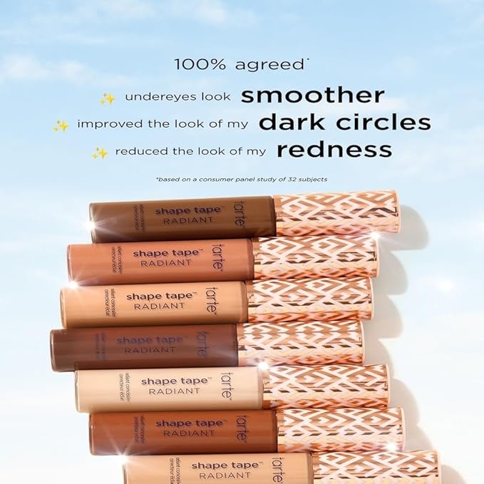 Tarte Shape Tape Radiant Medium Coverage Concealer Full Size - 8B - Porcelain Beige