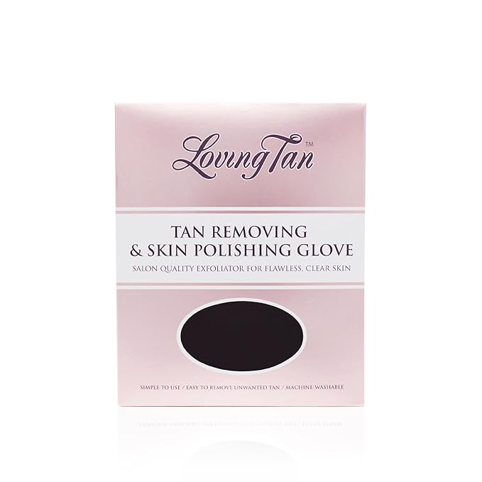 Loving Tan Reusable Self Tanner Removing & Skin Polishing Glove, Exfoliating With Light & Heavy Options, Washable & Durable Design, Suited for All Skin Types - 1 ct.