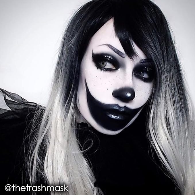 Mehron Makeup Color Cups | Stage, Foundation, Face Paint, Body Paint, Halloween | Face Paint Makeup | Greasepaint .5 oz (14 g) (Black)