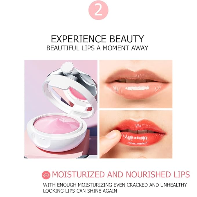 BIOAQUA Strawberry Fruit Moisturizing Lip Mask Hydrating Oil Dry Lips Repair Cracked Skin Cream 13g 0.46oz