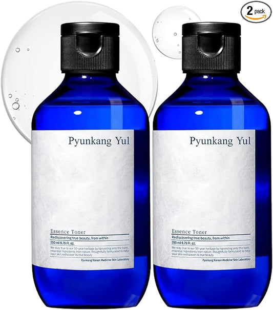 Pyunkang Yul PKY Essence Toner Bundle for Deep Hydration, Highly Concentrated Essence Facial Toner, Minimal Ingredients, Zero-Irritation, Korean Skincare (6.8 Fl. Oz, 200ml, 2pcs)