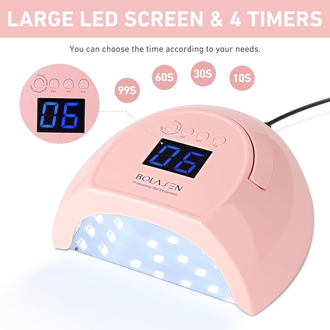 BOLASEN UV Nail Lamp for