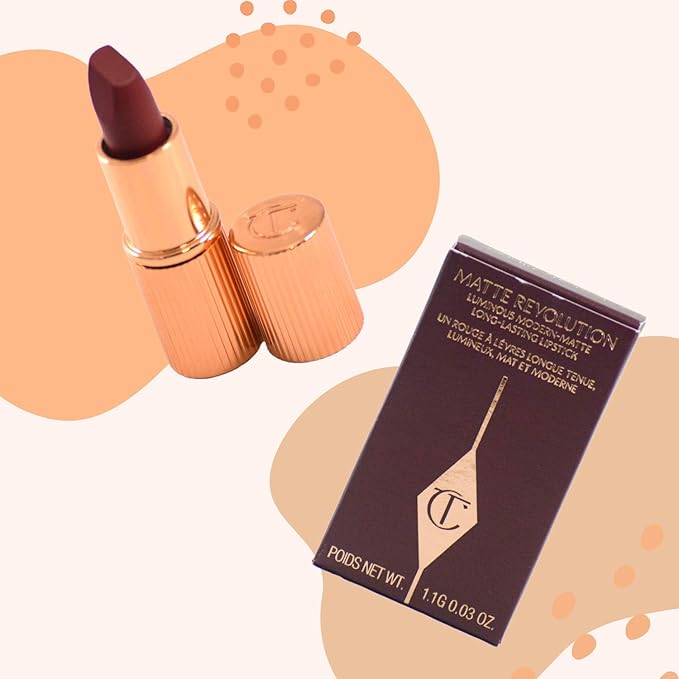 CHARLOTTE TILBURY Matte Revolution Luminous Modern-Matte Long-Lasting Lipstick Mini Travel Size Charm - Walk Of No Shame
