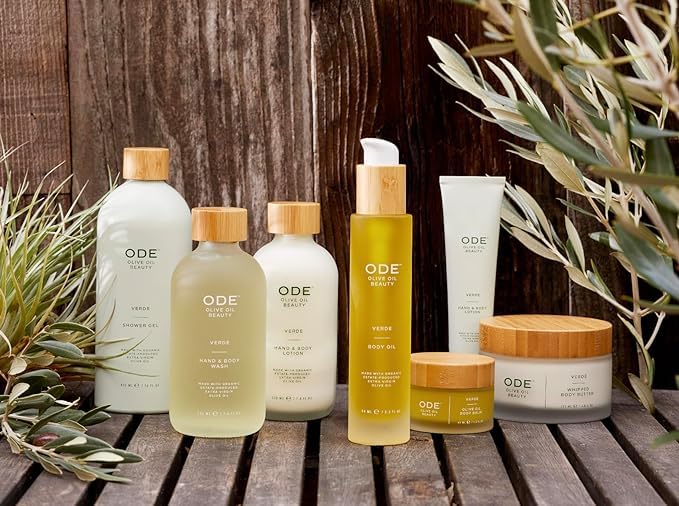 McEvoy Ranch Lavender Hand & Body Wash (2-pack) by ODE Olive Oil Beauty, Organic EVOO, California Made, Nourishing Foaming Wash