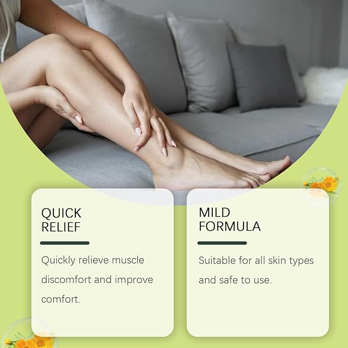 Miracle Balm, Soothing Balm for Joints, Back, Legs & Feet, Non-Greasy (3PCS)