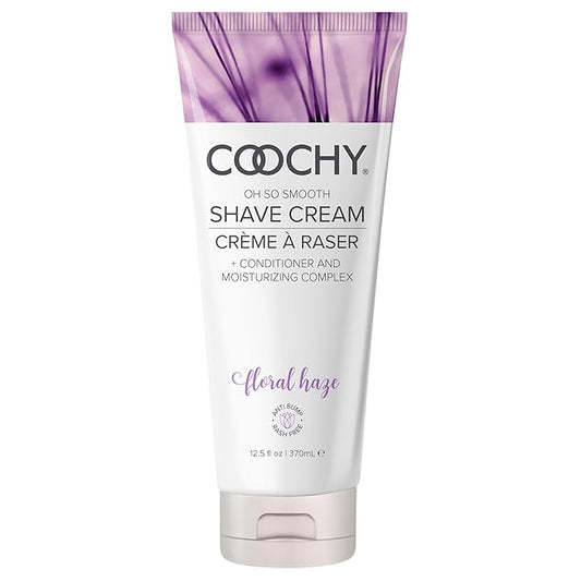 Coochy Intimate Shaving Cream | Shave Conditioner & Moisturizer for Face & Body | Ideal for Sensitive Skin Care, Anti-Bump | Floral Haze, 12.5 oz