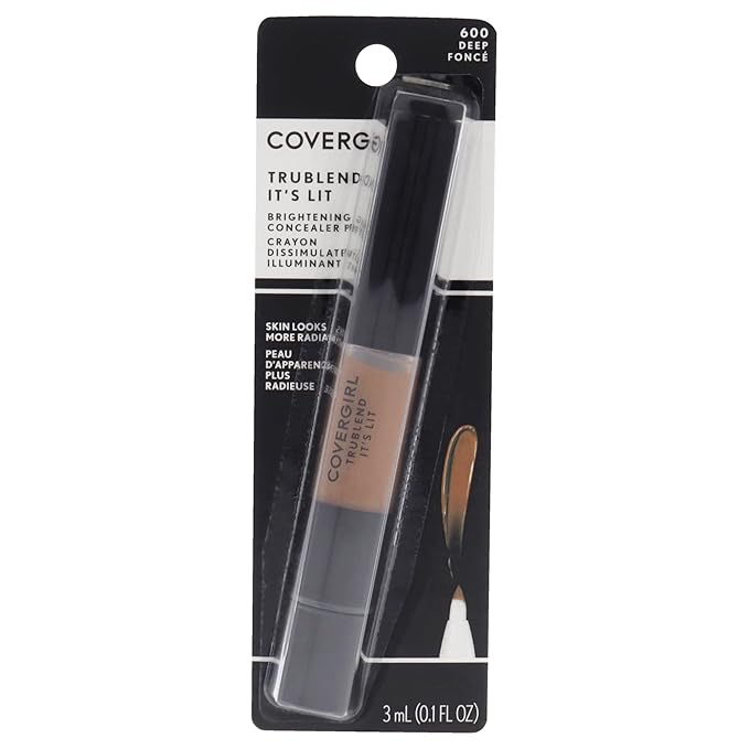 COVERGIRL Trublend It's Lit Concealer, Deep D6-D8, 0.10 0.10 Ounce