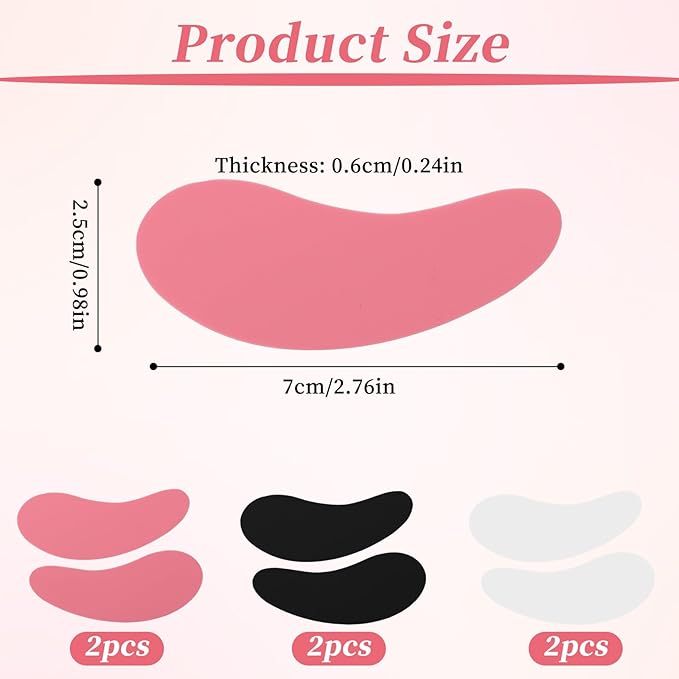 12pcs reusable under eye patchs