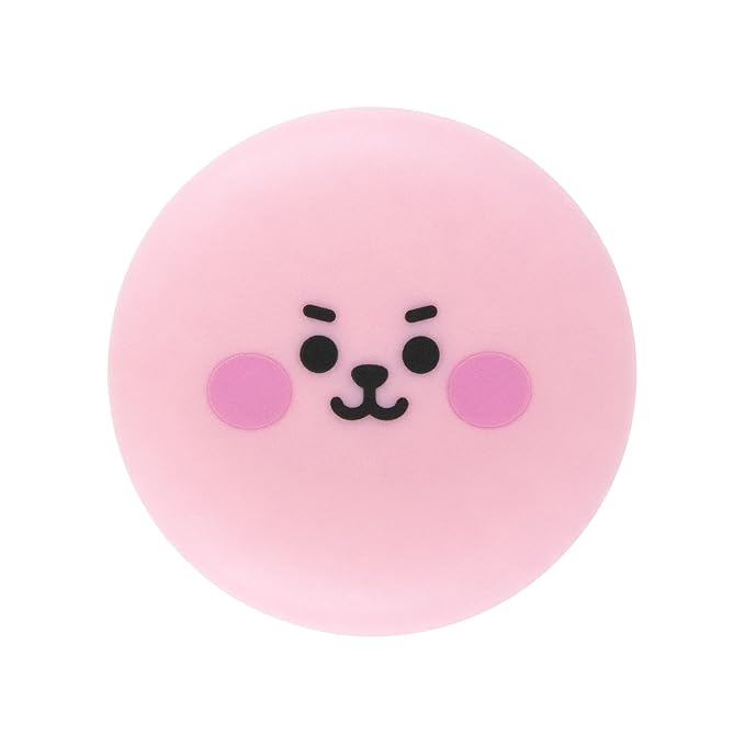 The Crème Shop | BT21 Baby - COOKY Macaron Lip Balm - White Peach (Pink Tinted)