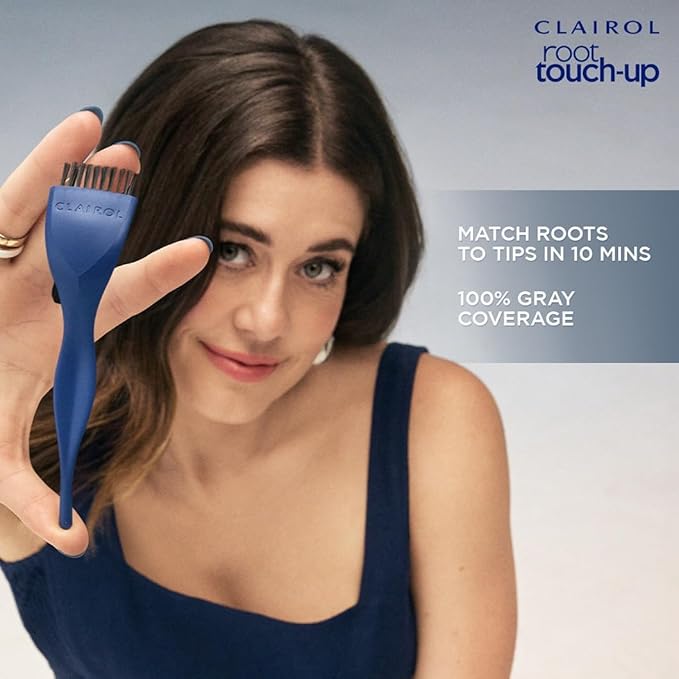 Clairol Root Touch-Up by Nice'n Easy Permanent Hair Dye, 5G Medium Golden Brown Hair Color, Pack of 2