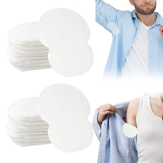 200PCS Underarm Sweat Pads for Women Men, Disposable Ultra-Absorbent Invisible Arm Pit Sweat Guards