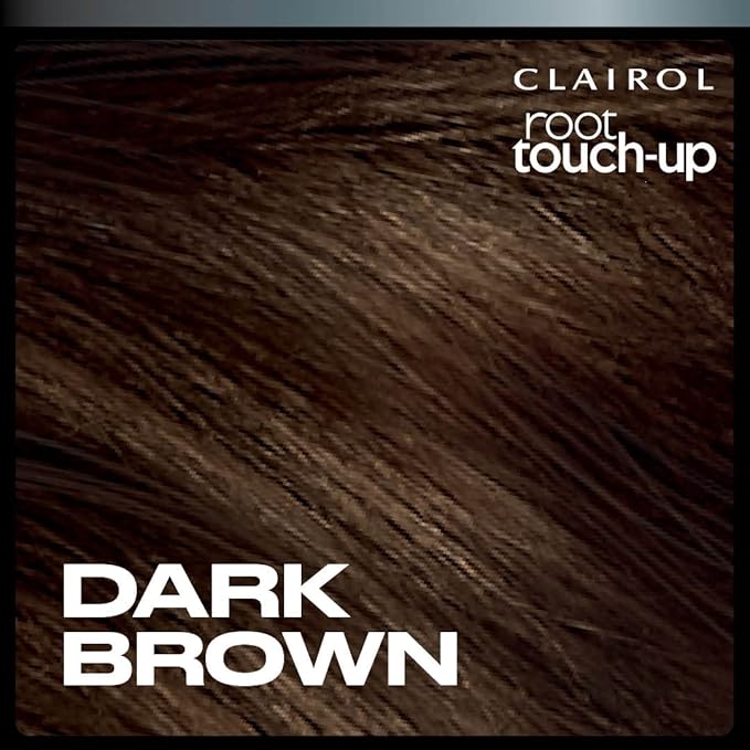 Clairol Root Touch-Up Color + Volume 2-in-1 Temporary Spray, Dark Brown Hair Color, Pack of 1