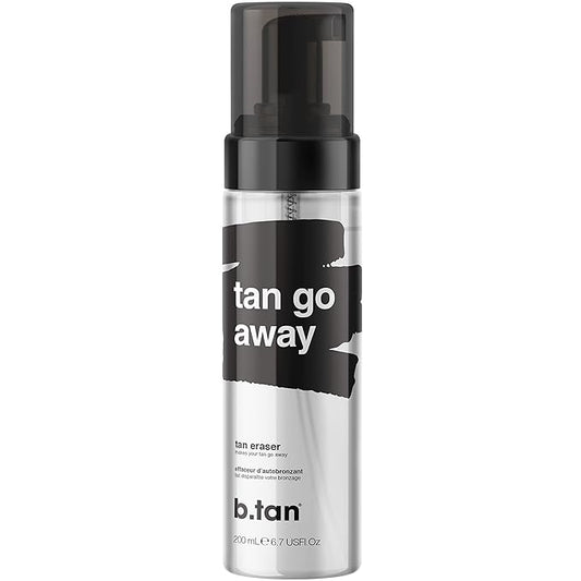 b.tan Self Tan Remover | Tan Go Away - Fast Sunless Tanner Eraser that Leaves Skin Prepped & Primed For Your Next Fake Tan, Vegan & Cruelty Free, Gentle Formula, 6.7 Fl Oz