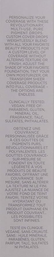 COVER FX Custom Cover Drops, Multi-Use Shade-Adjusting Liquid Deep 5