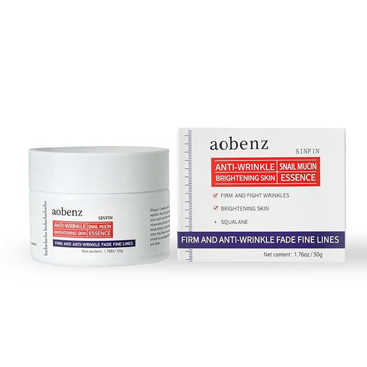 SINPIN aobenz Anti Aging Moisturizer Face Cream for Women & Men - Night Cream for Face & Neck | All Skin Types | Niacinamide + Hyaluronic Acid | Firming, Tightening, Anti Wrinkle, 1.76FL (1PCS)