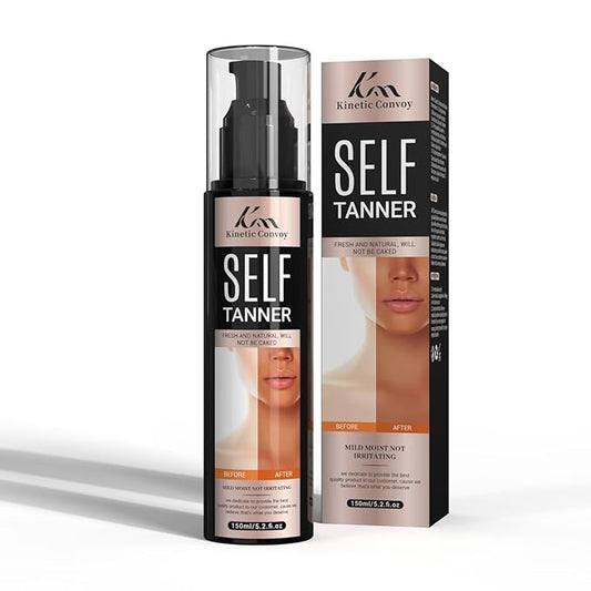 Self Tanner Natural Self Tanning Lotion - -Sunless Tanning Lotion for Face, Body, and Legs, Gradual Tan Moisturizer for Fair to Medium Skin