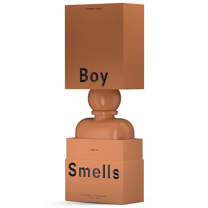 Boy Smells Cowboy Kush – Eau de Parfum - Long Lasting Perfume with Patchouli Scent – Spicy Aromatic Fragrance with Leather & Hazelnut Notes – 50 ml
