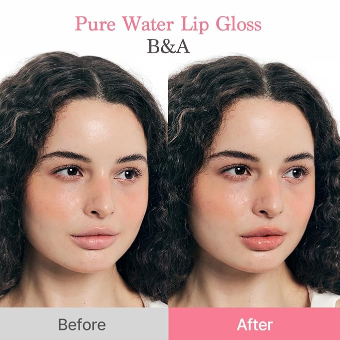 dasique Pure Water Lip Gloss 0.09 oz | Variety of Colors | Dewy Gloss | Buildable Gloss Tesxture | Non-Sticky | K-beauty (#01 Coral Juice)