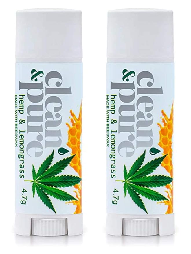 Lip Balm 2-Pack (Hemp & Lemongrass)