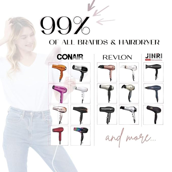 Universal Hair Diffuser “Super Sturdy” 1.7 Inch to 2.6 Inch for Natural Curly and Wavy Hair, Hair Dryer Attachment (Pink 2 Aroma Upgrade)