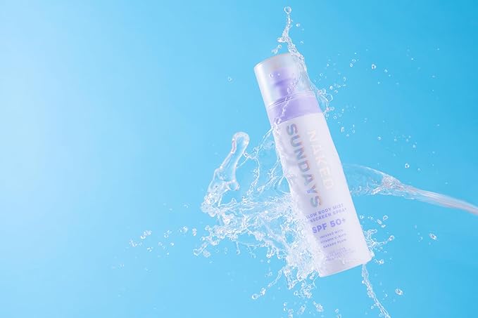 Naked Sundays SPF 50+ Body Mist Sunscreen Spray UVA/UVB Broad Spectrum Mist, 150 ml