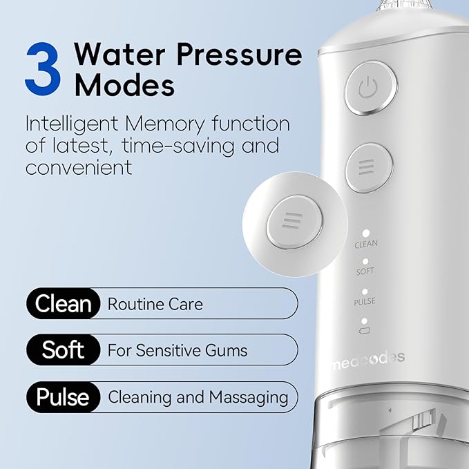 Water Flosser Cordless for Teeth - Dental Cleaning 10oz