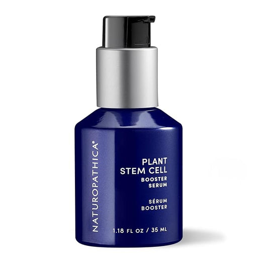Naturopathica Plant Stem Cell Booster Serum, Daily Anti-Aging Face Serum to Smooth Fine Lines, Firming Facial Serum Helps Plump & Protect Skin, 1.18 fl oz