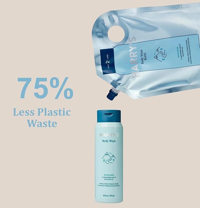 Harry's Men's Body Wash Refill, Wildlands Scent, 36 Fl Oz