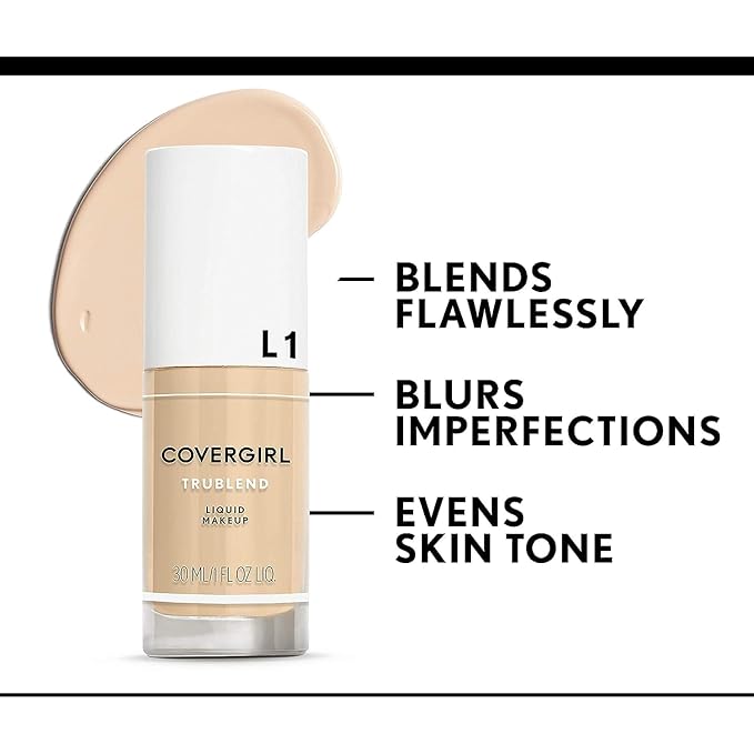 COVERGIRL Trublend Liquid Foundation, Creamy Natural, 1 Oz 1 Oz