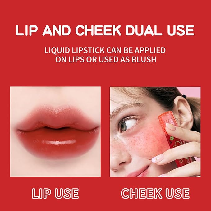 4 Pcs Roll-on Lip Gloss Set, Clear Lip Gloss Crystal Jelly Liquid Lipstick, Plumping Lip Oil, Long Lasting Hydrating & Moisturizing Lip Gloss (Set B, 0.16 Oz/Pcs)