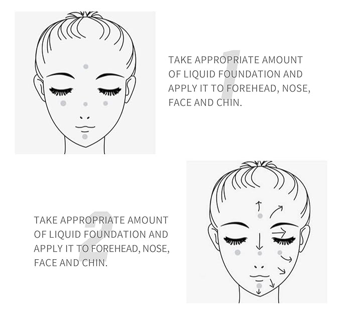 2 Pack PHOERA Foundation 102# Nude and 103#