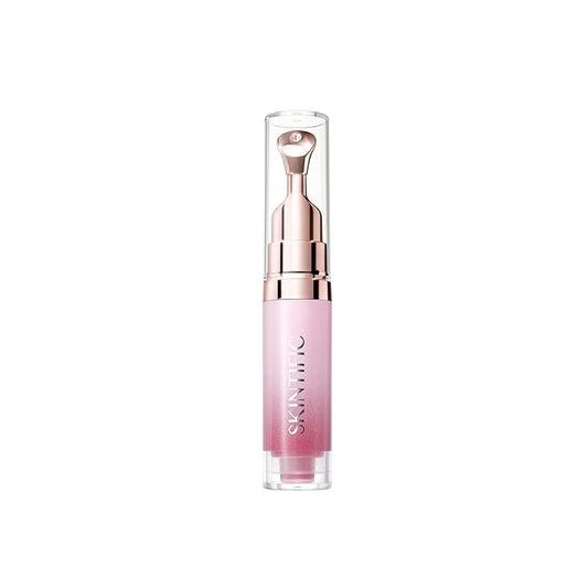 Hydrating Brightening Lip Serum, Nourishing Hydration Tinted Lip Stain, Plumping Lip Gloss with Polypeptide Squalane (03 Cherry Red)