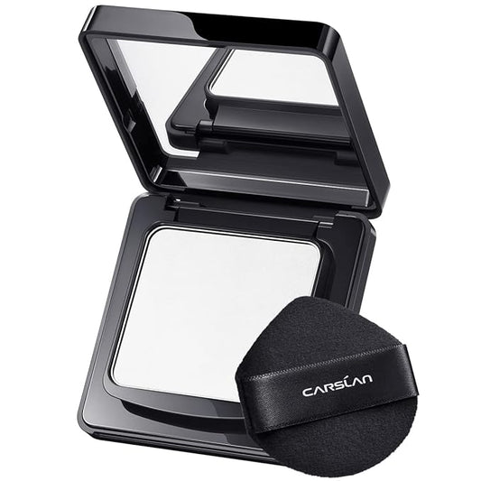 Oil Control Face Pressed Powder Compact, 24H Longlasting () () 0.28Oz