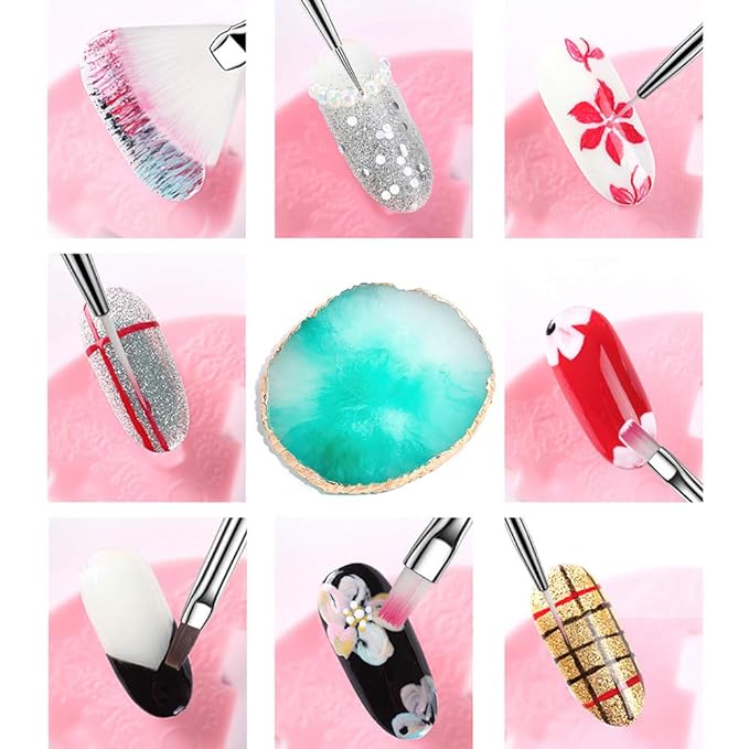 21 pcs nail art brushes