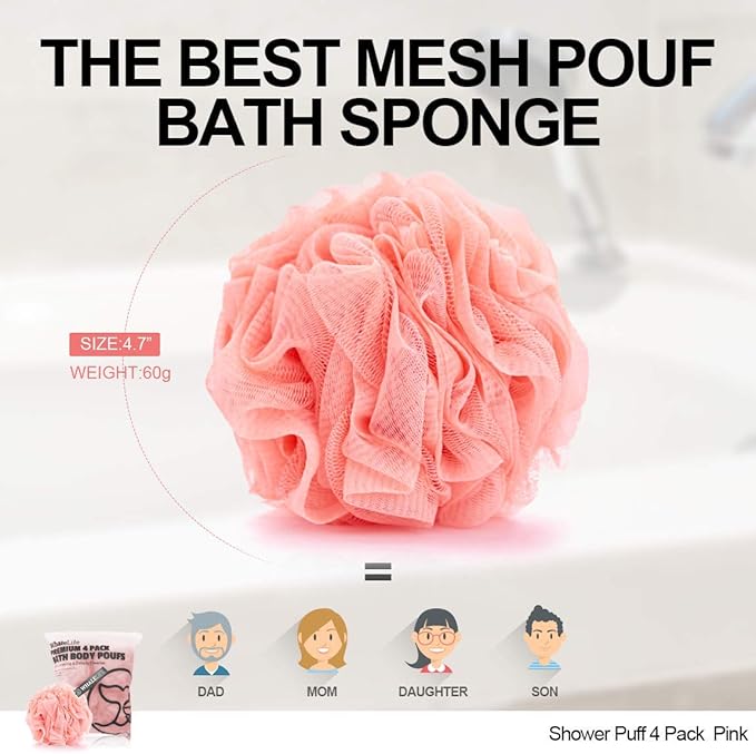 Loofah sponge bath sponge for
