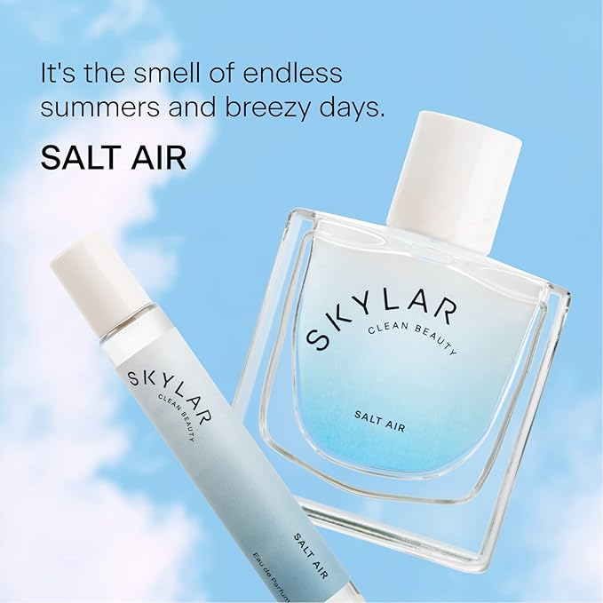 Skylar Salt Air Eau de Parfum - Hypoallergenic & Clean Perfume for Women & Men, Vegan & Safe for Sensitive Skin - Fresh Perfume with Notes of Driftwood, Sea Salt & Seaweed - 50mL /1.7 Fl oz