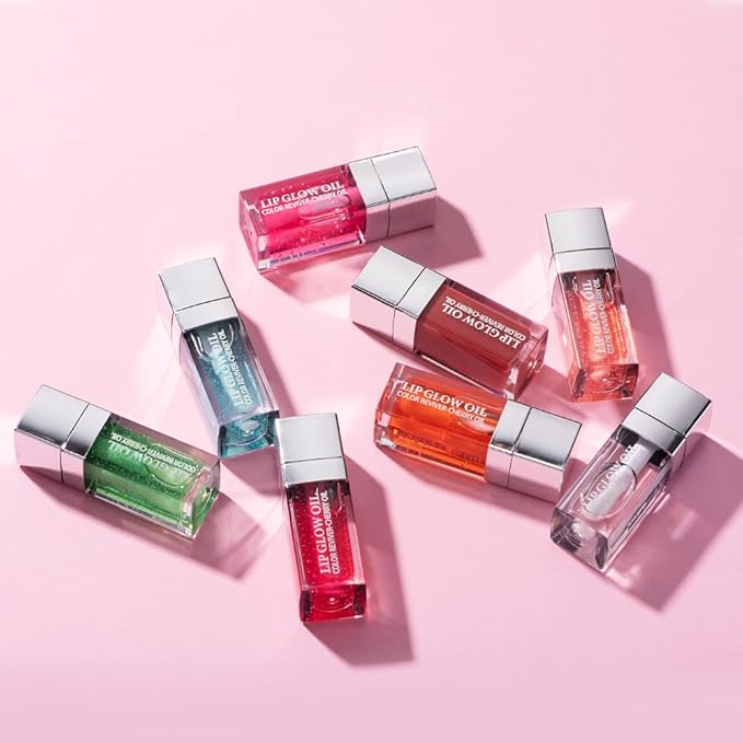 Plumping Lip Oil, Long Lasting Hydrating Lip Gloss Tinted Lip Balm Non-sticky Revitalizing, Transparent Lip Care Oil for Dry Lip (MAHOGANY)