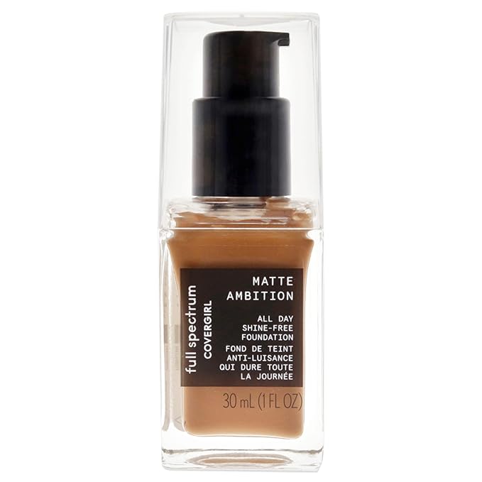COVERGIRL Matte Ambition, All Day Foundation, Deep Cool