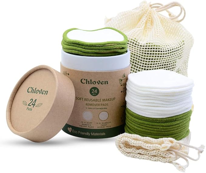 Chloven reusable makeup remover pads