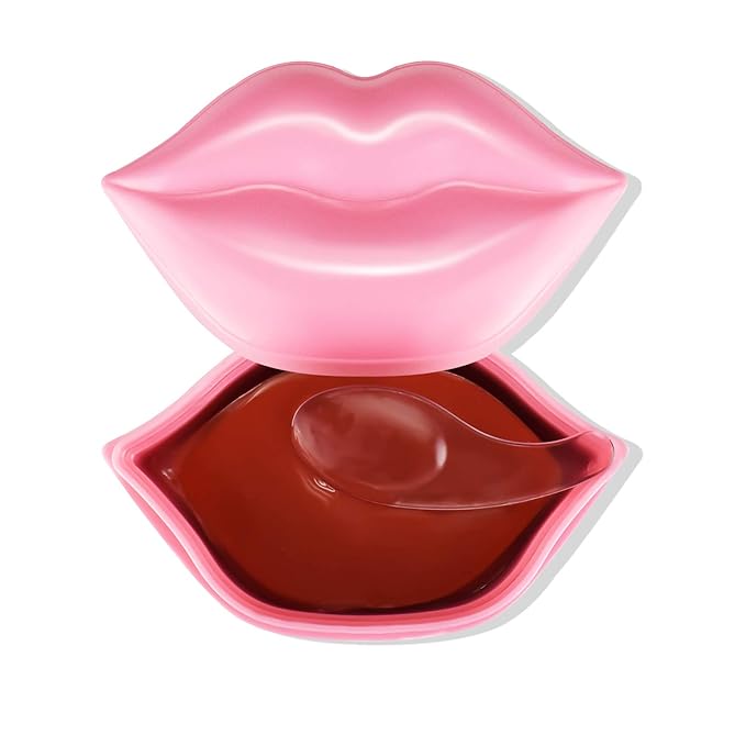 20Pcs Lip Mask,Pink Moisturizing Plumping Lip