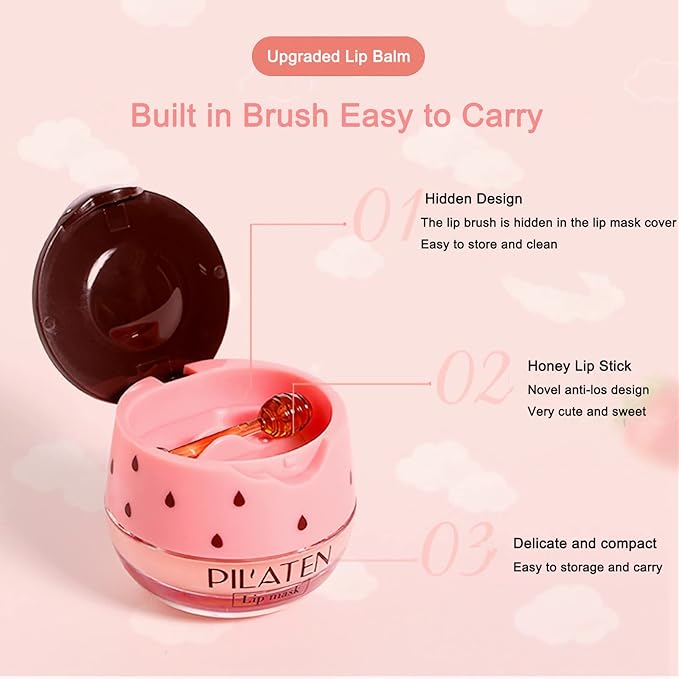 2 Pack Nourishing Lip Balm Honey Lines