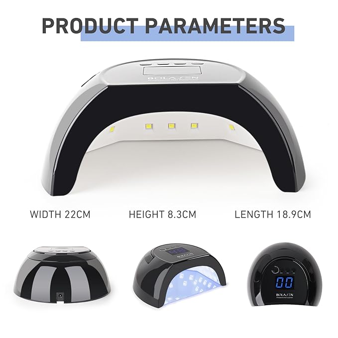 BOLASEN UV Nail Lamp for