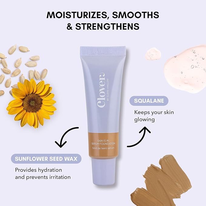 Clover Skin Is In Serum Foundation | Hydrating 30 ml