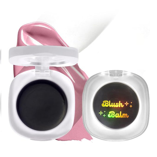 Color Changing Blush,3-in-1 Warm Change Blush,Pink Cream Blush,Transparent Skin Tone(02)