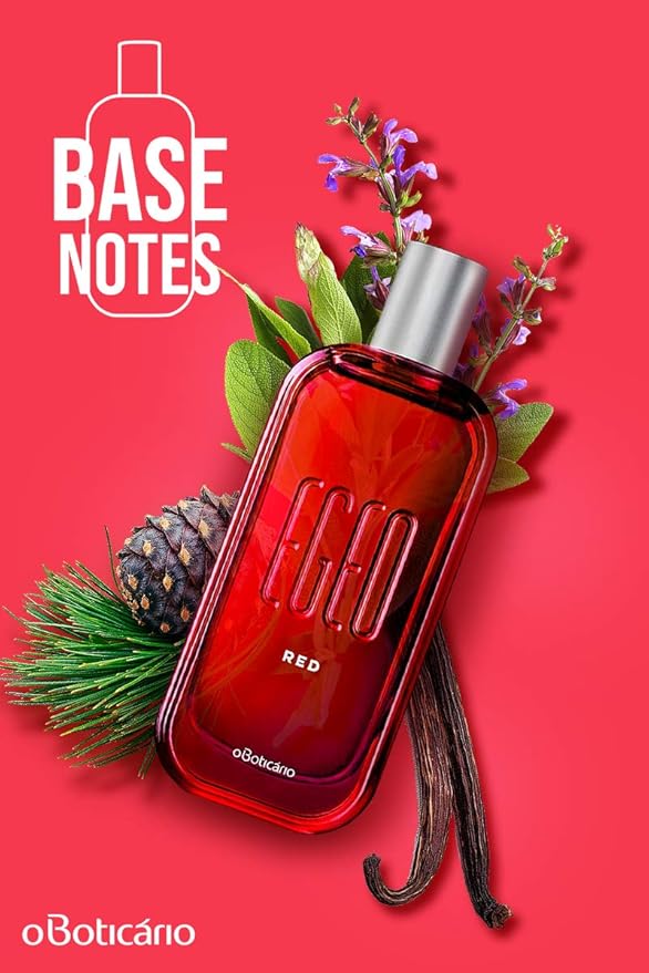O Boticário Egeo Red Eau de Toilette Womens Long Lasting Perfume | Spicy & Fruity Perfumes for Women (3 fl. oz.)
