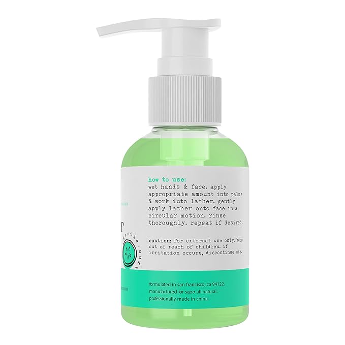 Cucumber Face Cleanser - A Gentle
