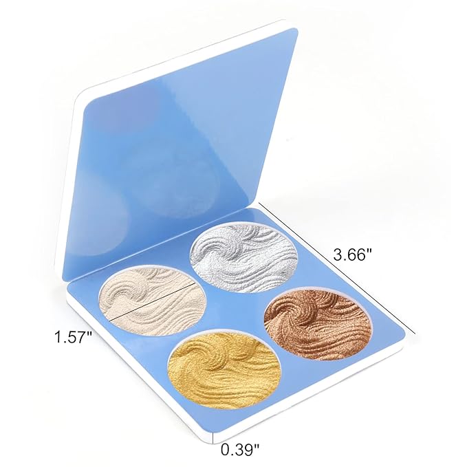 Boobeen Highlighter Makeup Highlighter Palette Powder Shimmer Highlighter