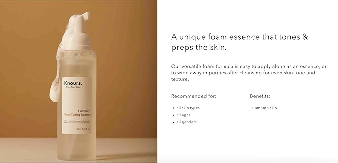 Knours. Soothing & Antioxidant Toner Essence, Rose Water Centella Asiatica Fruit Extracts Clean Beauty (150ml 5.0 fl. Oz.)