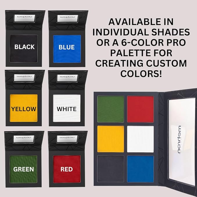 Mehron EDGE Face & Body Paint| Professional Water-Activated Face Paint Makeup | Made in the USA | For Cosplay, Halloween, & SFX (Black)