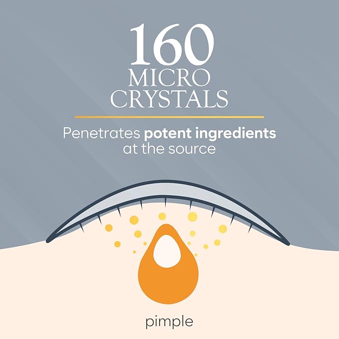 Microdart Acne Patch, Zit Patches for Cystic Acne Overnight Care, Cystic Acne Coverage, Pimple Patches Microdart Technology - Salicylic & Hyaluronic Acid (24 Count)